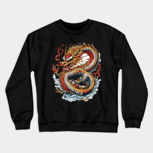 Japanese Dragon Crewneck Sweatshirt